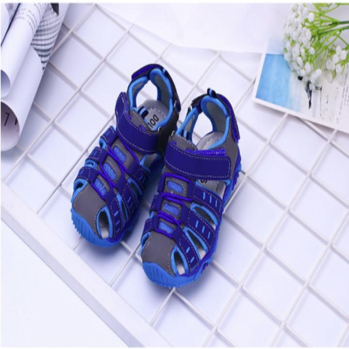 ️ Dép sandal rọ cho bé nam đi học Long TLG 20862 size 26-36