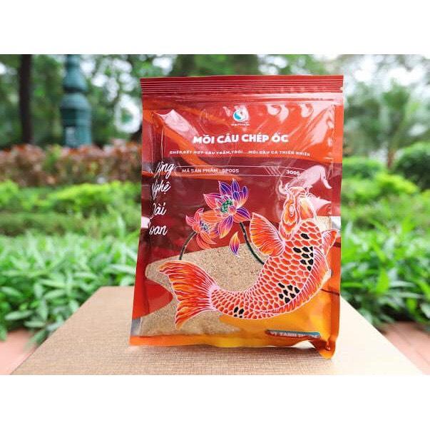 Mồi câu cá chép ốc Sa Phạm 300gr - Thính dụ cá chép siêu nhạy - Mồi câu cá chép, trắm, trôi...