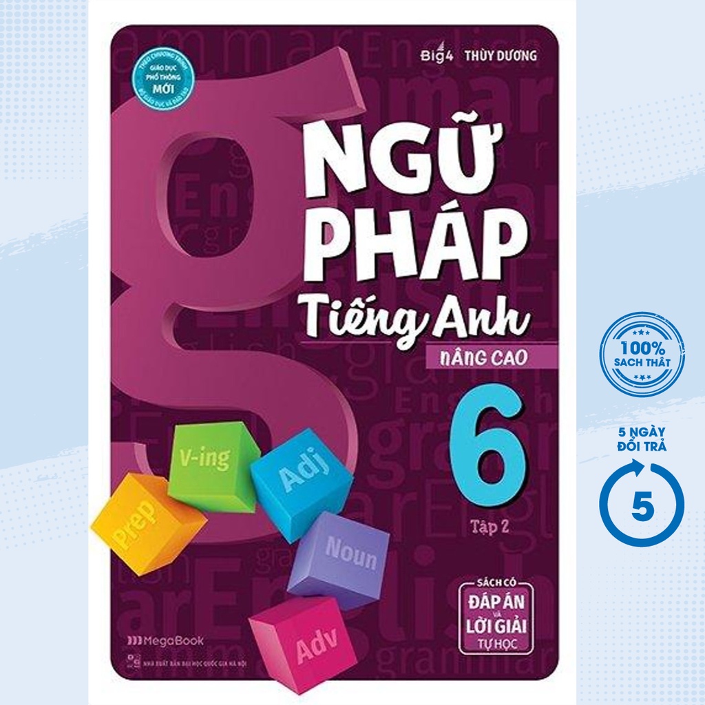 Combo Sách Ngữ Pháp Tiếng Anh Nâng Cao Lớp 6