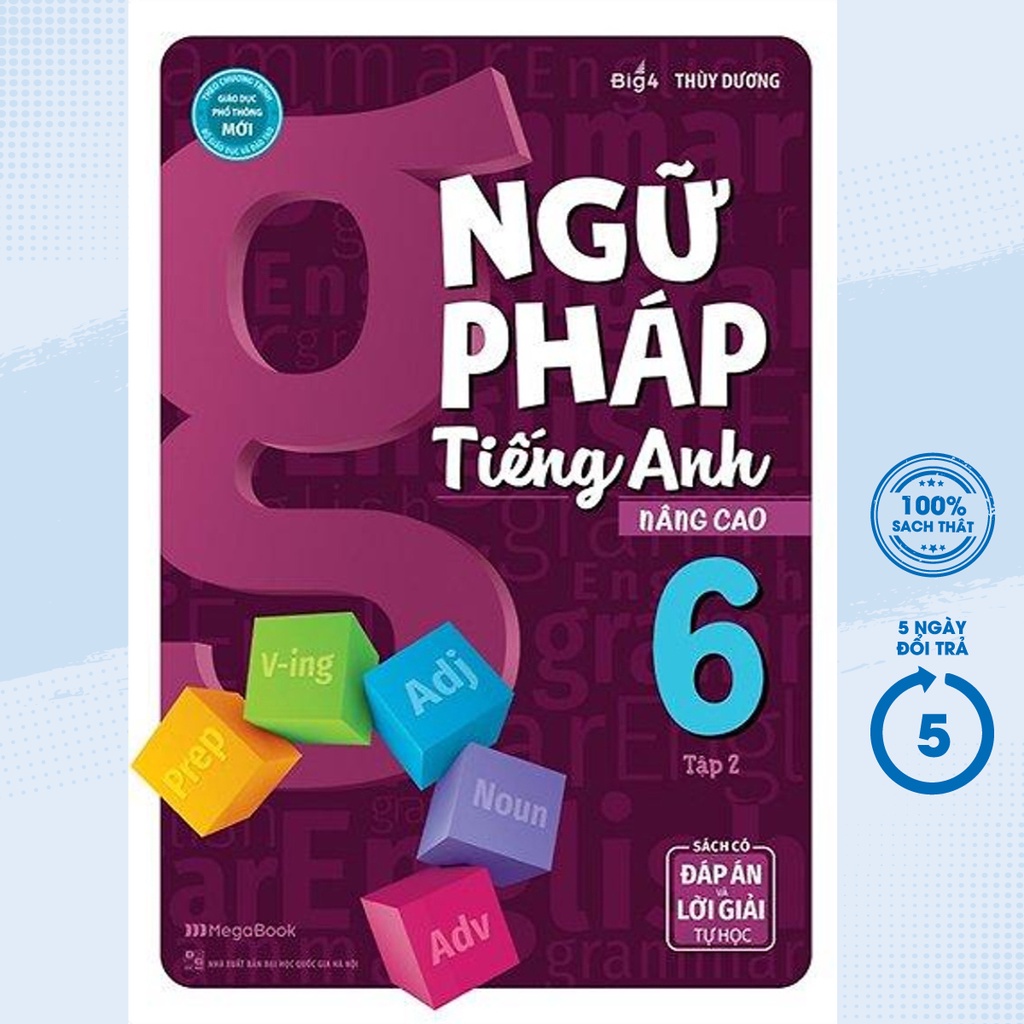 Combo Sách Ngữ Pháp Tiếng Anh Nâng Cao Lớp 6 (Bộ 2 Tập)