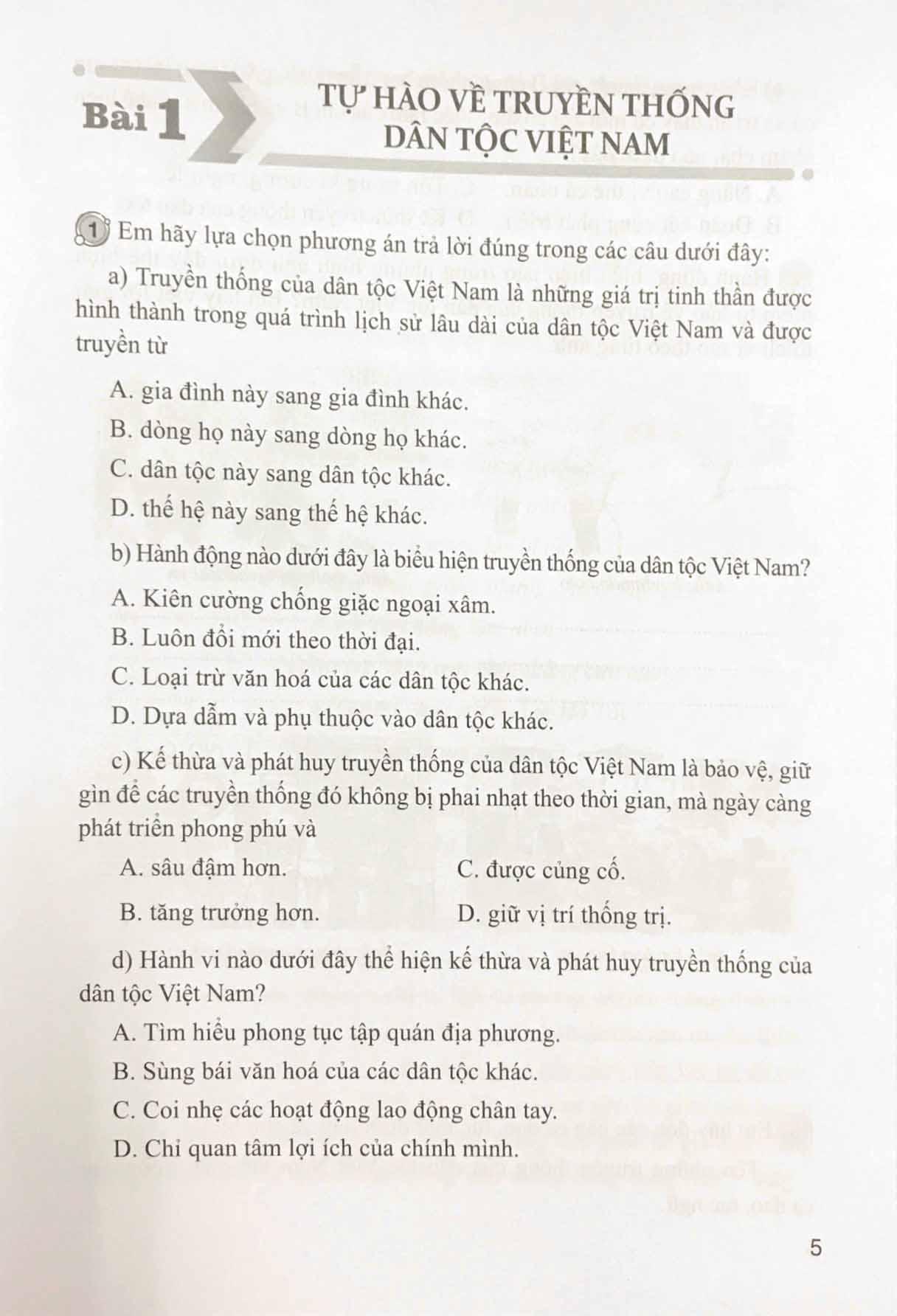 Sách Giáo Khoa Bài Tập Giáo Dục Công Dân 8 (Cánh Diều) (Chuẩn) - ảnh 6