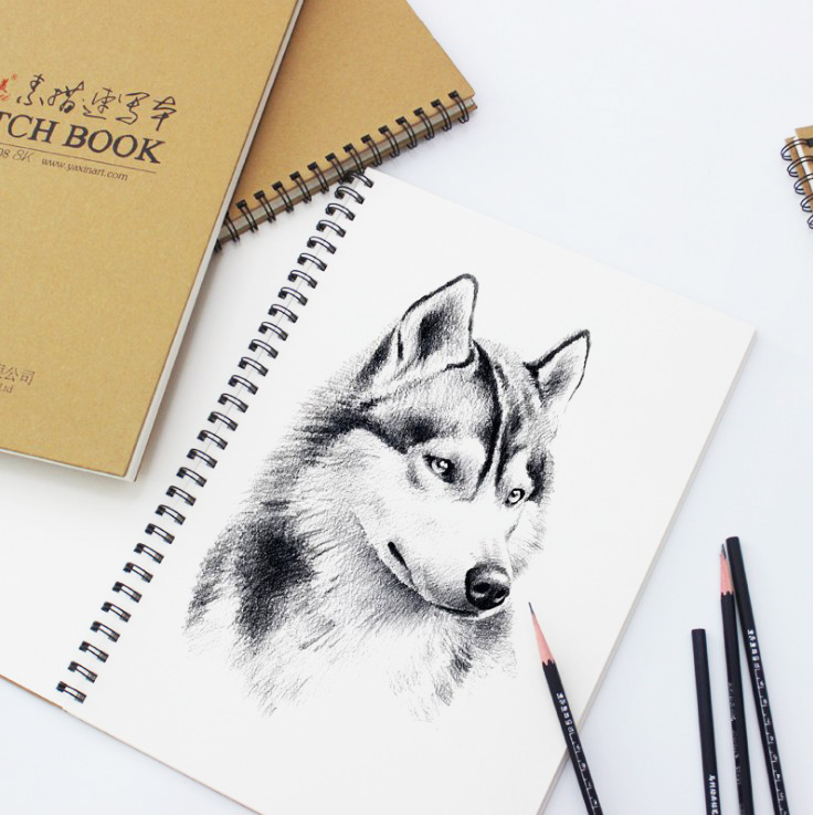 Sổ Vẽ Chuyên Dụng Sketchbook A4 Giấy Trắng (Giao Mẫu Ngẫu Nhiên)