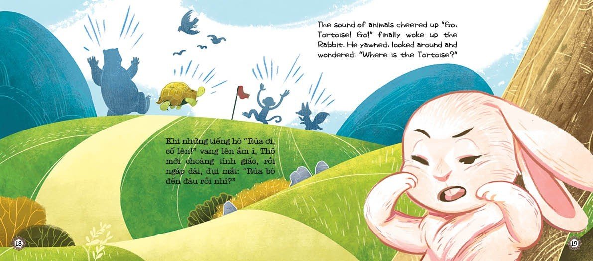Ngụ Ngôn Song Ngữ Anh - Việt: Một Cuộc Thi Chạy