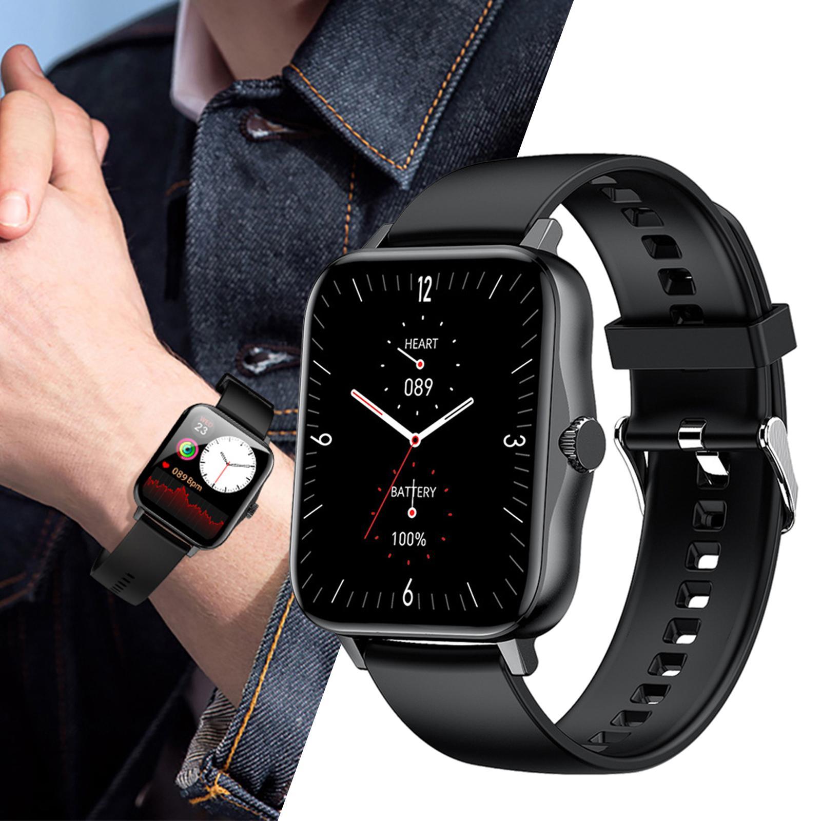 M5 Smart Watch Bluetooth Call Pedometer IP68 Waterproof Fitness Black