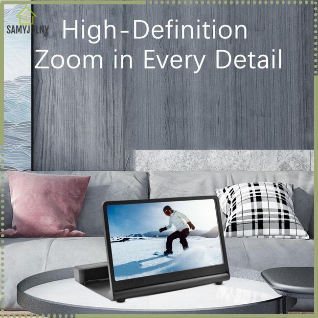 Bộ Khuếch Đại Âm Thanh Điện Thoại Di Động SAM F12 Hd Màn Hình Lớn 12 Inch Bluetooth 6d