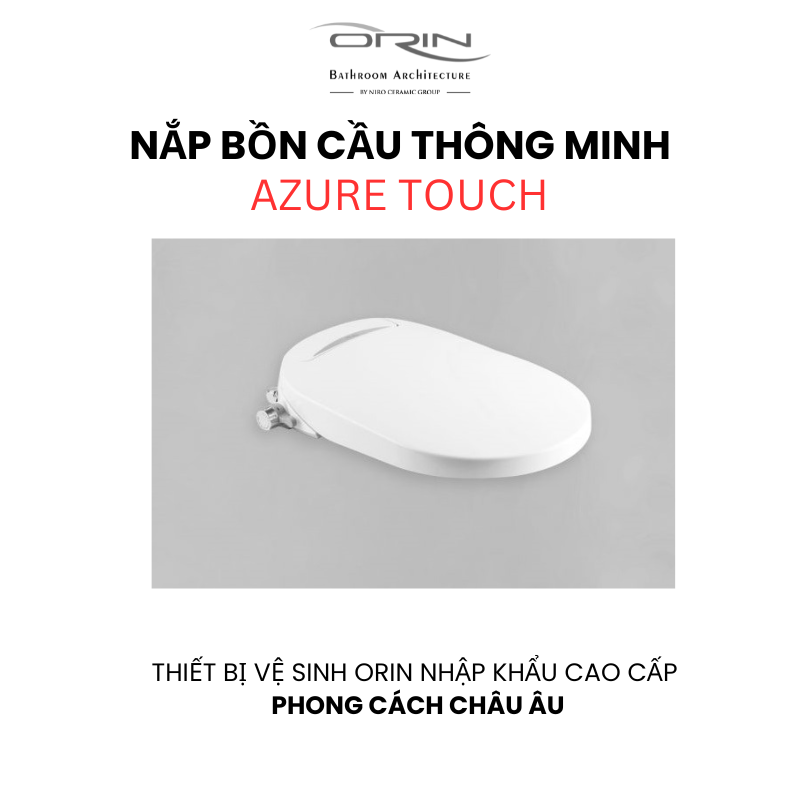 Nắp bồn cầu thông minh nhập khẩu ORIN Azure touch