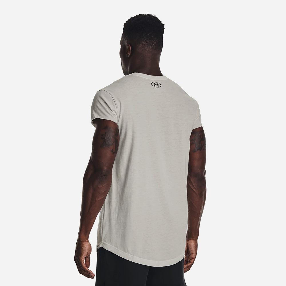 Áo thun thể thao nam Under Armour Project Rock Cap Sleeve - 1378997-130