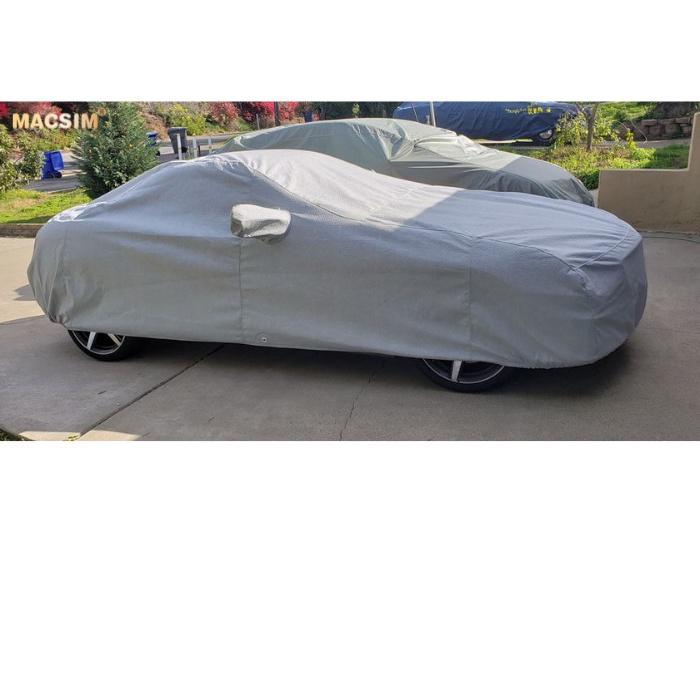 Bạt phủ ô tô chất liệu vải không dệt cao cấp thương hiệu MACSIM dành cho hãng xe Landrover màu ghi-trong nhà,ngoài trời