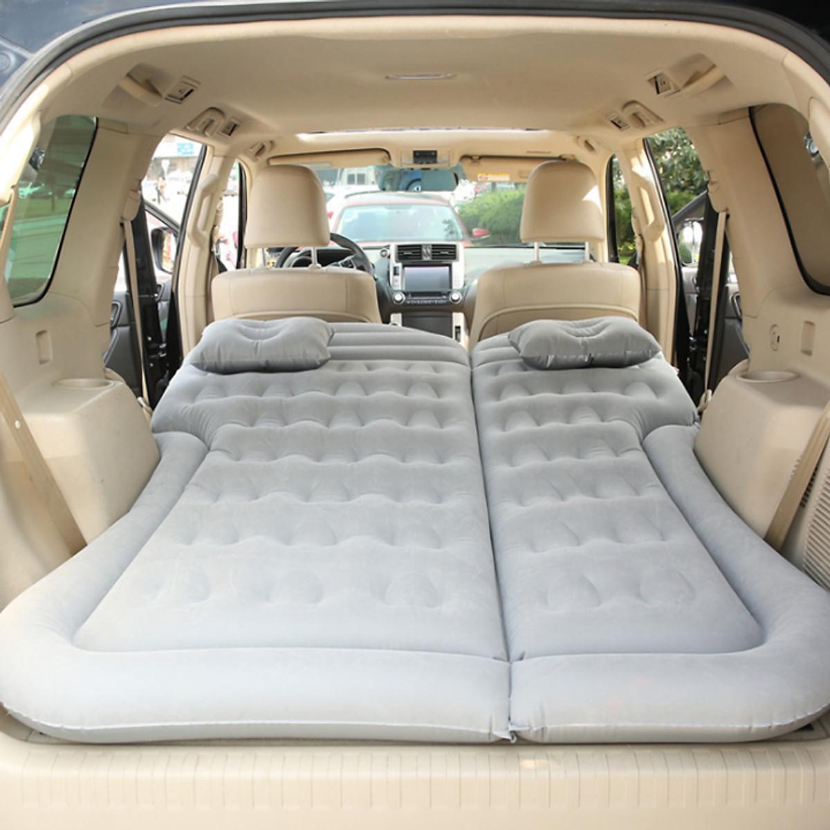 Đệm Giường Hơi Ô Tô Cao Cấp, Đệm hơi xe SUV M168 7 chỗ 175x130CM phủ 2 hàng ghế tạo giường rộng rãi