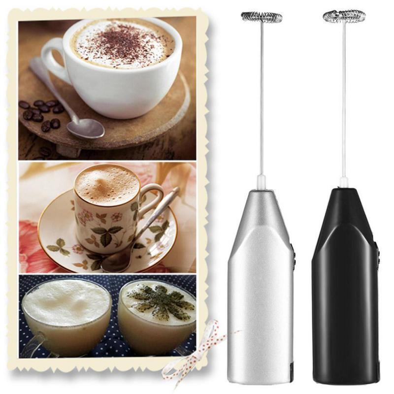 Milk Frother Handheld Electric Foamer Coffee Maker Egg Beater Cappuccino Stirrer Mini Portable Kitchen Gadgets Whisk Tools