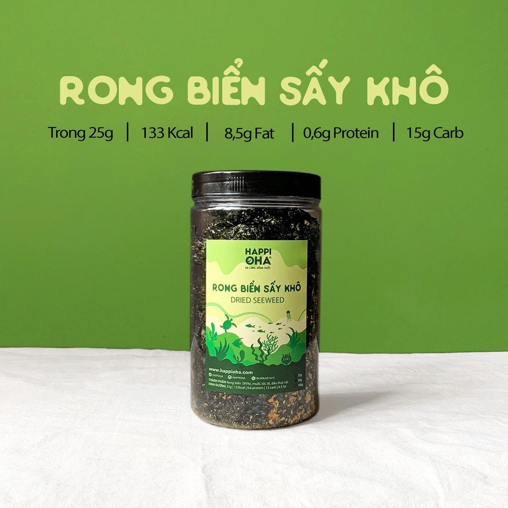 Rong Biển Sấy Khô Vị Tỏi Ớt Ăn Vặt Lành Mạnh 100g