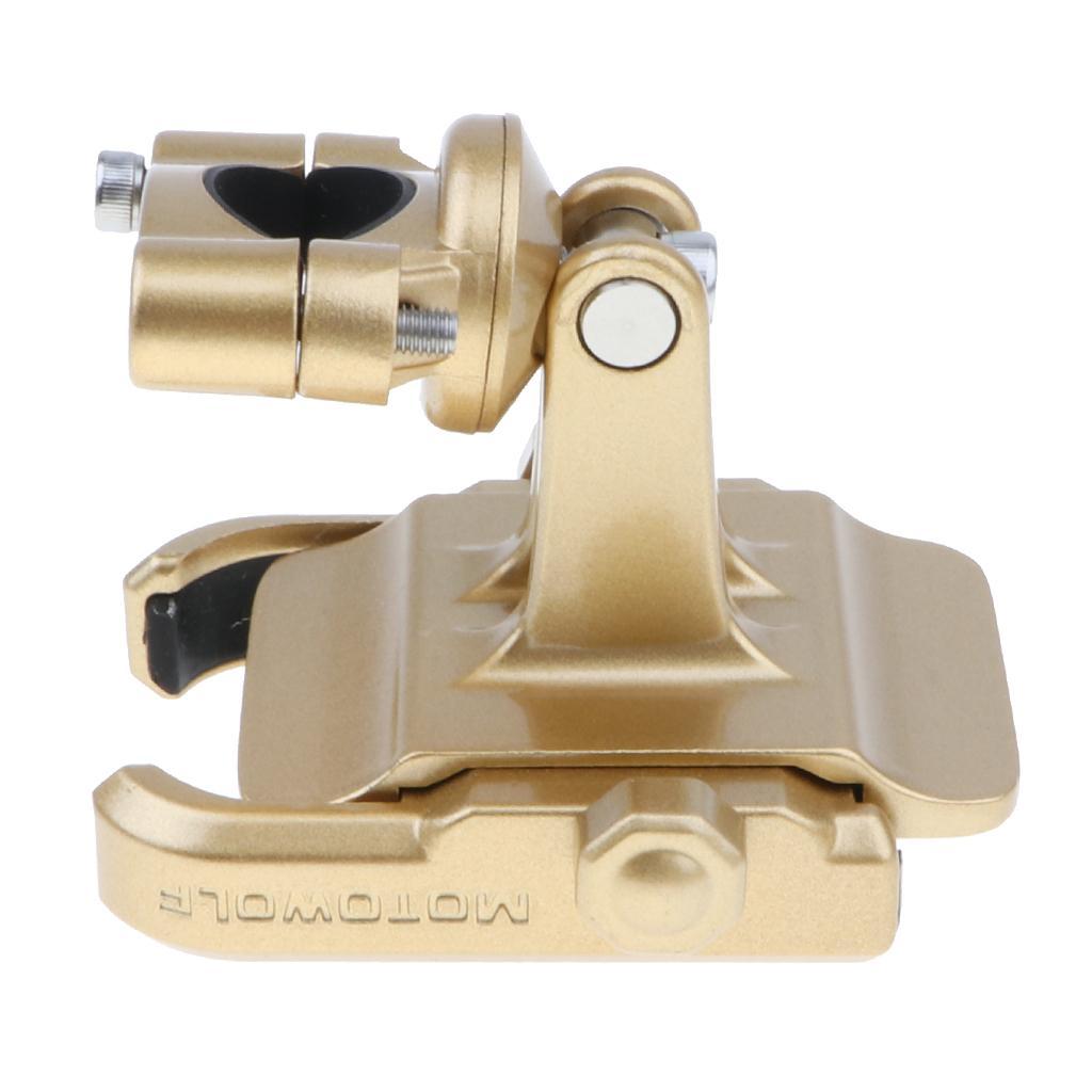 Motorcycle Bike Aluminum Phone Handlebar Mount Holder for Phone gold