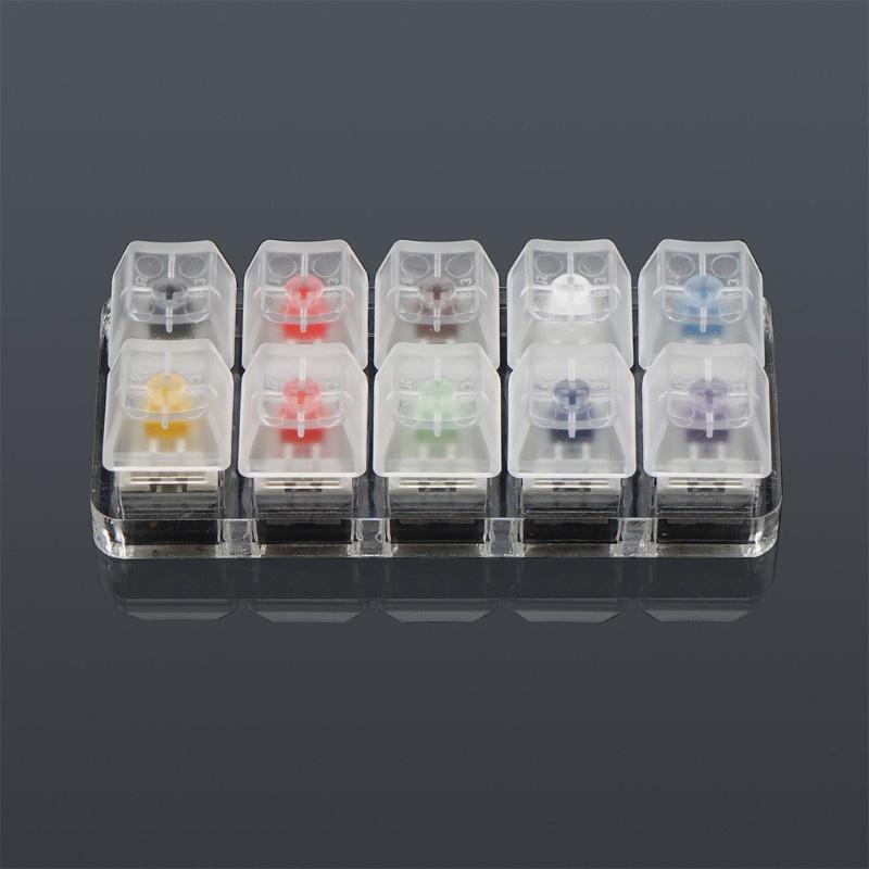 HSV 10 Key Caps Translucent Keycaps Testing Tool Kailh Box Switches Keyboard Tester