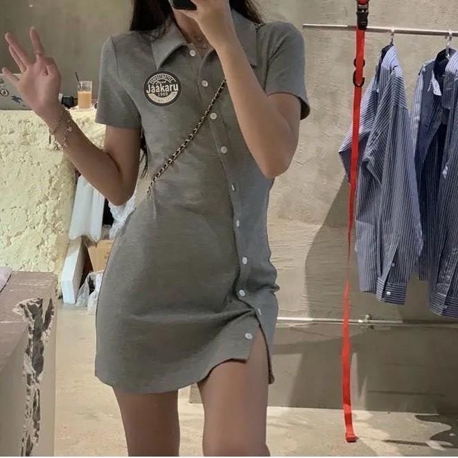 Đầm Polo body vạt chéo bigsize 100% Cotton