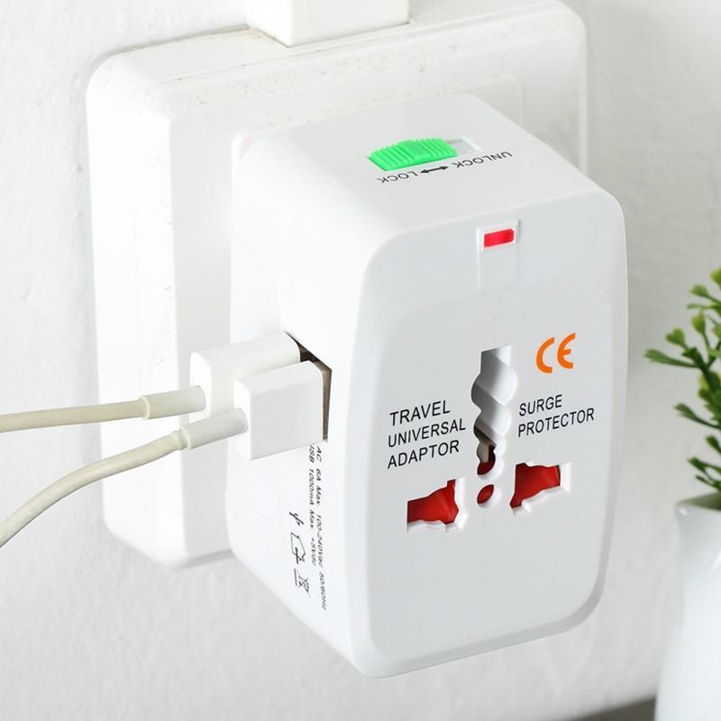 Phích Cắm Chuyển Đổi 2 Cổng USB 10A 250V