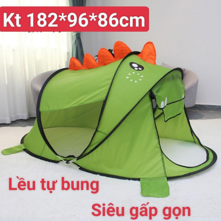 Lều hình thú tự bung cho bé phiên bản mới (tặng kèm phụ kiện)