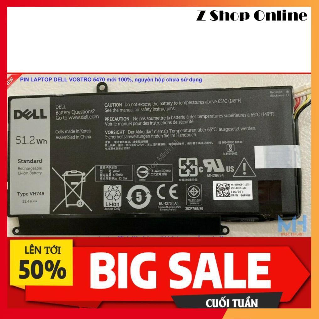 Pin Dùng Cho laptop Dell Vostro 5460 5470 5480 5560 VH748 V5560 V5460 V5470 V5480 14-5480 Dell Inspiron 14-5439