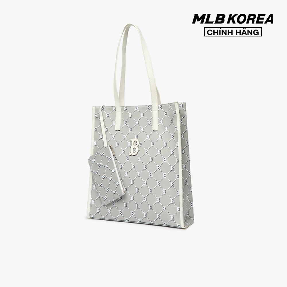 MLB - Túi tote chữ nhật Monogram Diamond Jacquard 3AORM012N