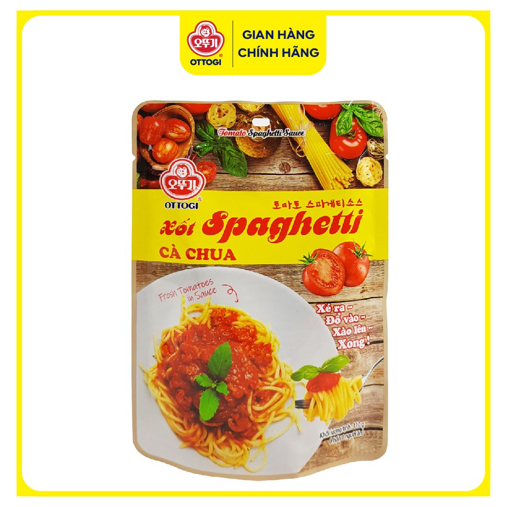 Combo 3 gói xốt Spaghetti vị cà chua Ottogi gói 110g