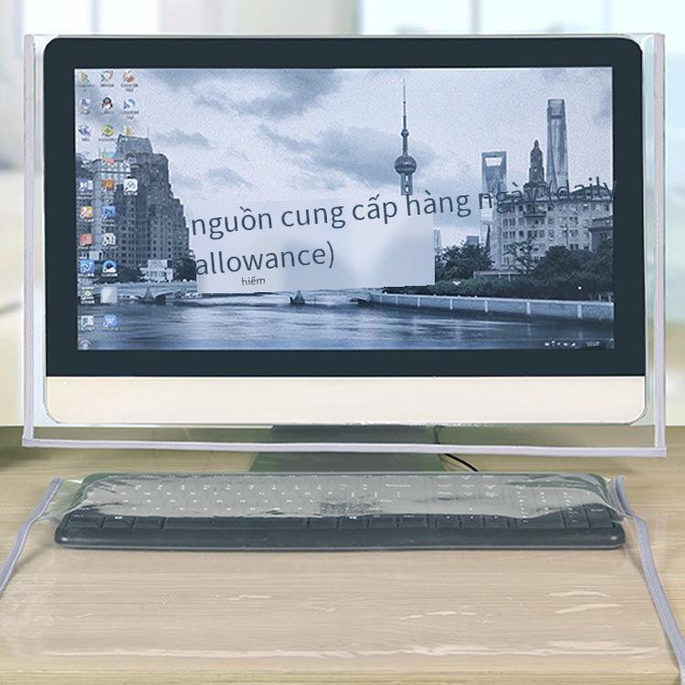 Giá thấp nhất J bảo vệ máy tính bụi che thức ăn nhanh sản phẩm bảo vệ văn phòng thức ăn nhanh miếng đệm bảo vệ bàn phím miếng đệm bàn phím bao gồm màn hình