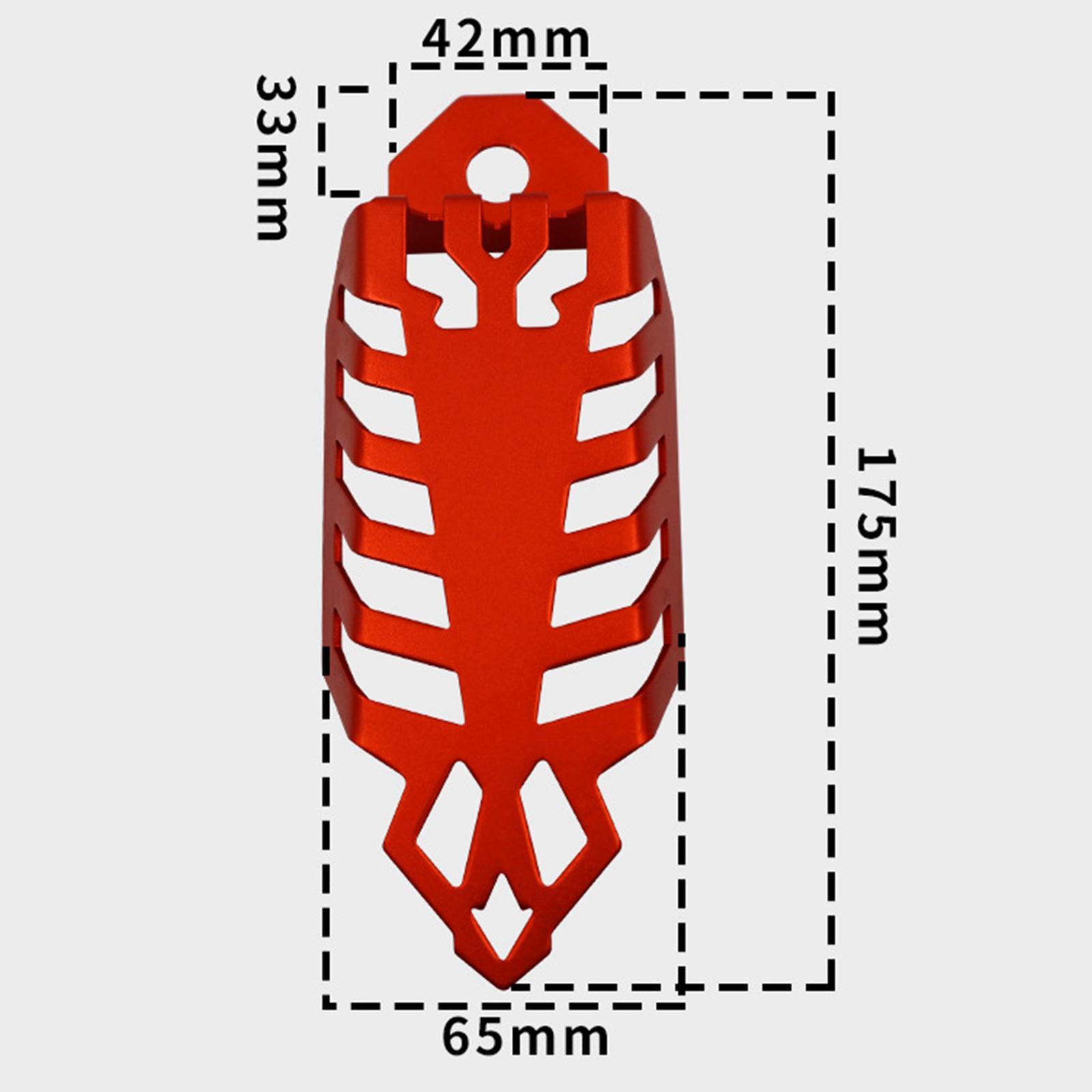 T6063 Aluminum Alloy Motorcycle Shock Absorber Cover Replaces Blue