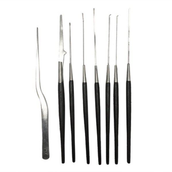 Bộ dụng cụ lấy ráy tai inox chuyên nghiệp 8 món