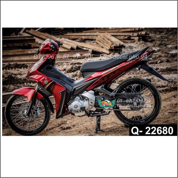 Tem Rời Exciter 135 đỏ đen Spark Kiểng i