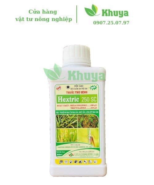 Thuốc trừ bệnh Hextric 250SC 500ml Đạo ôn - Lem lép hạt