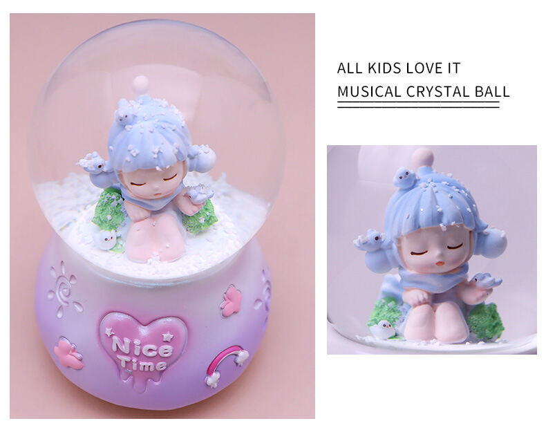 Cầu Tuyết Hộp Nhạc SKullPanda Music BoX trang Trí Quà Tặng_ Hàng Chính Hãng