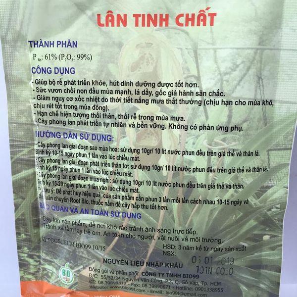 Lân tinh chất gói 100g giúp chắc cây,kích thích ra rễ,phục hồi cây sau hoa
