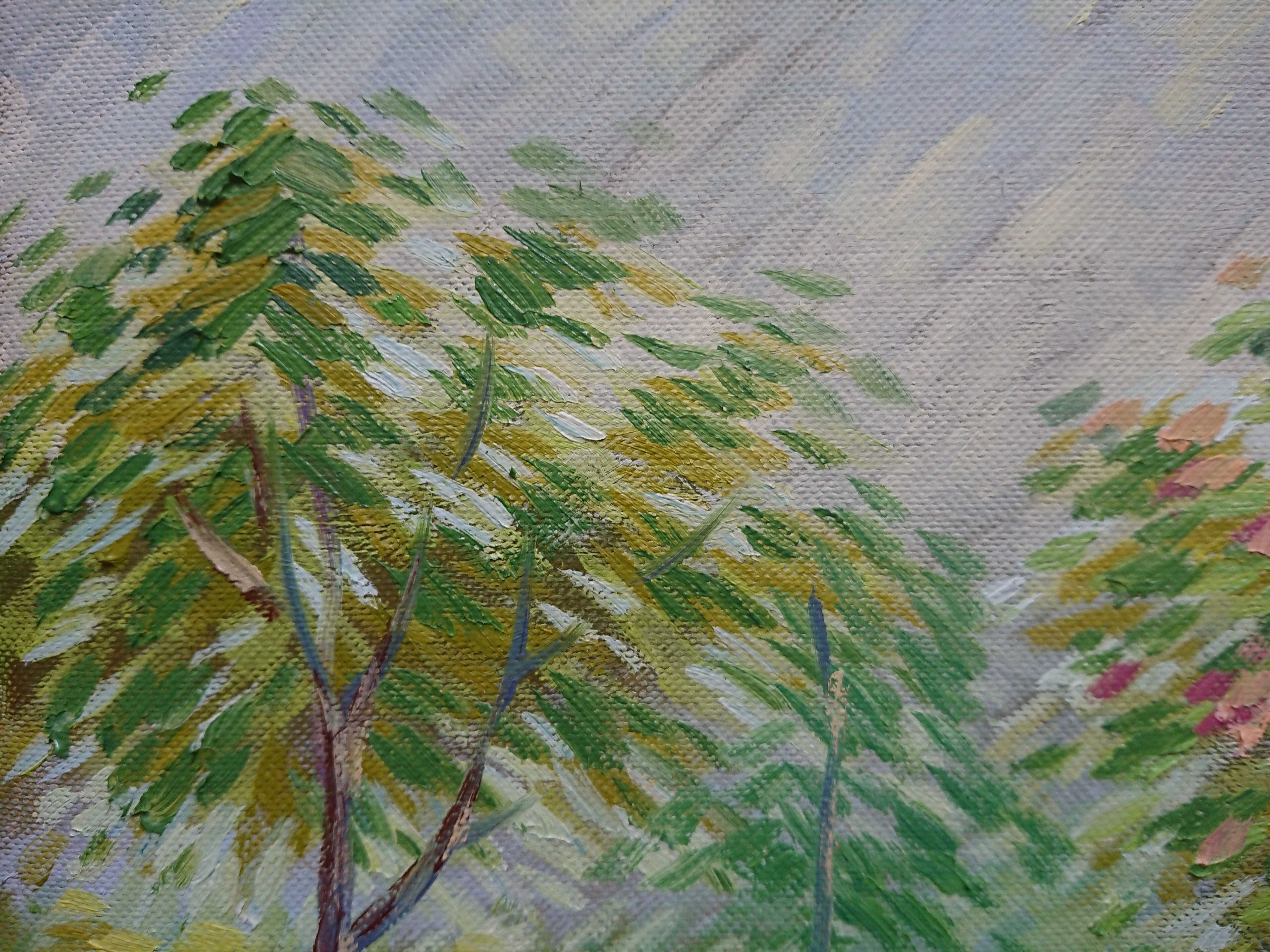 Nắng Sớm - Tranh Sơn Dầu Vẽ Tay 30x40cm
