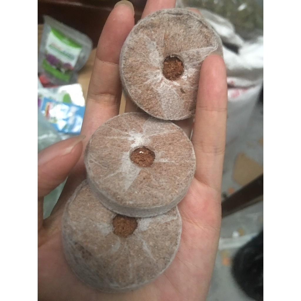 50/100 Viên Nén Nảy Mầm/ Viên Nén Xơ Dừa