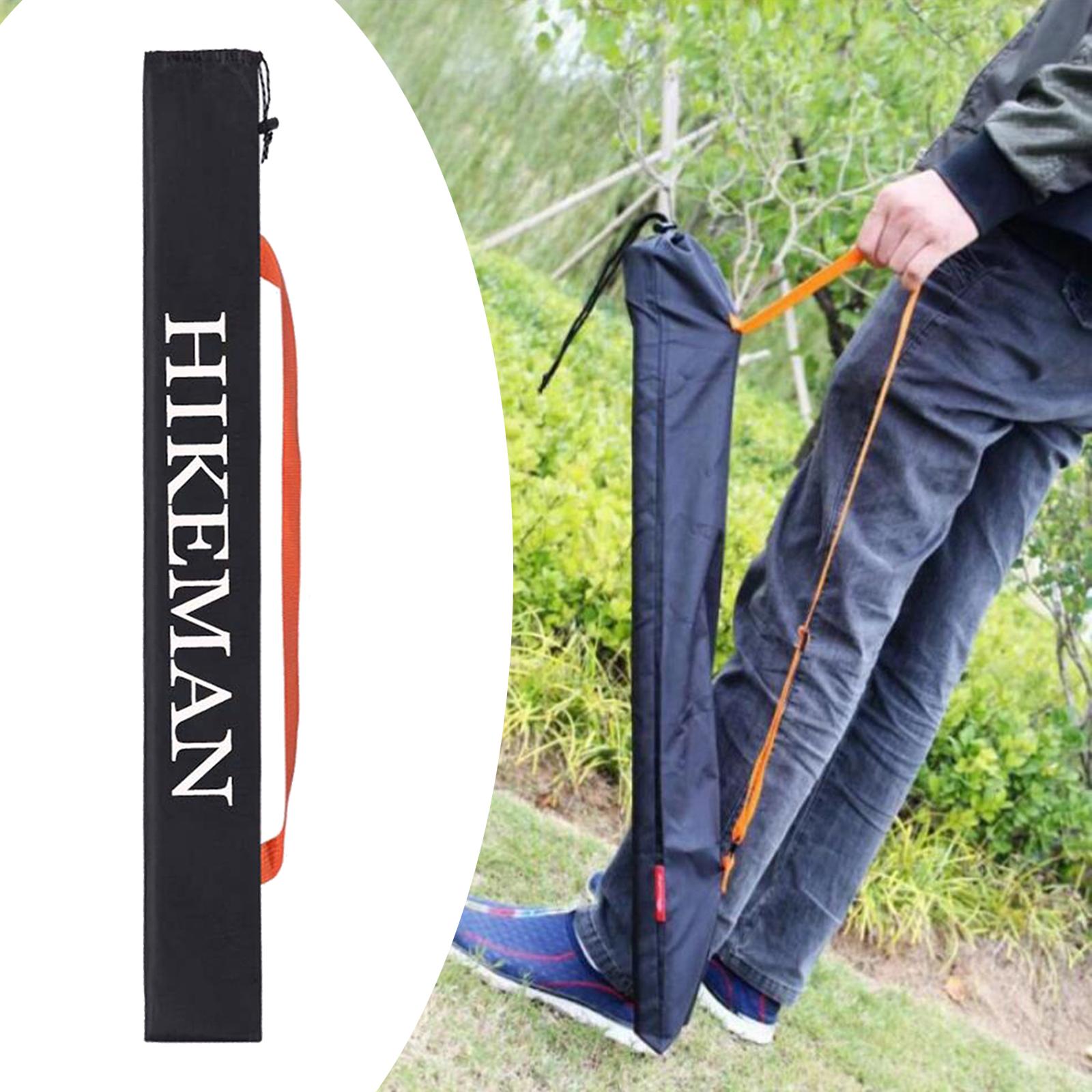 Waterproof Tent Poles Storage Bag with Drawstring Trekking Camping Equipment