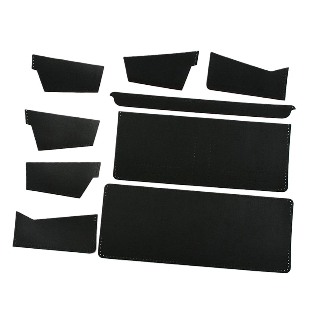 DIY Synthetic fiber Purse Kit Synthetic fiber Set Wallet Purse Making Black