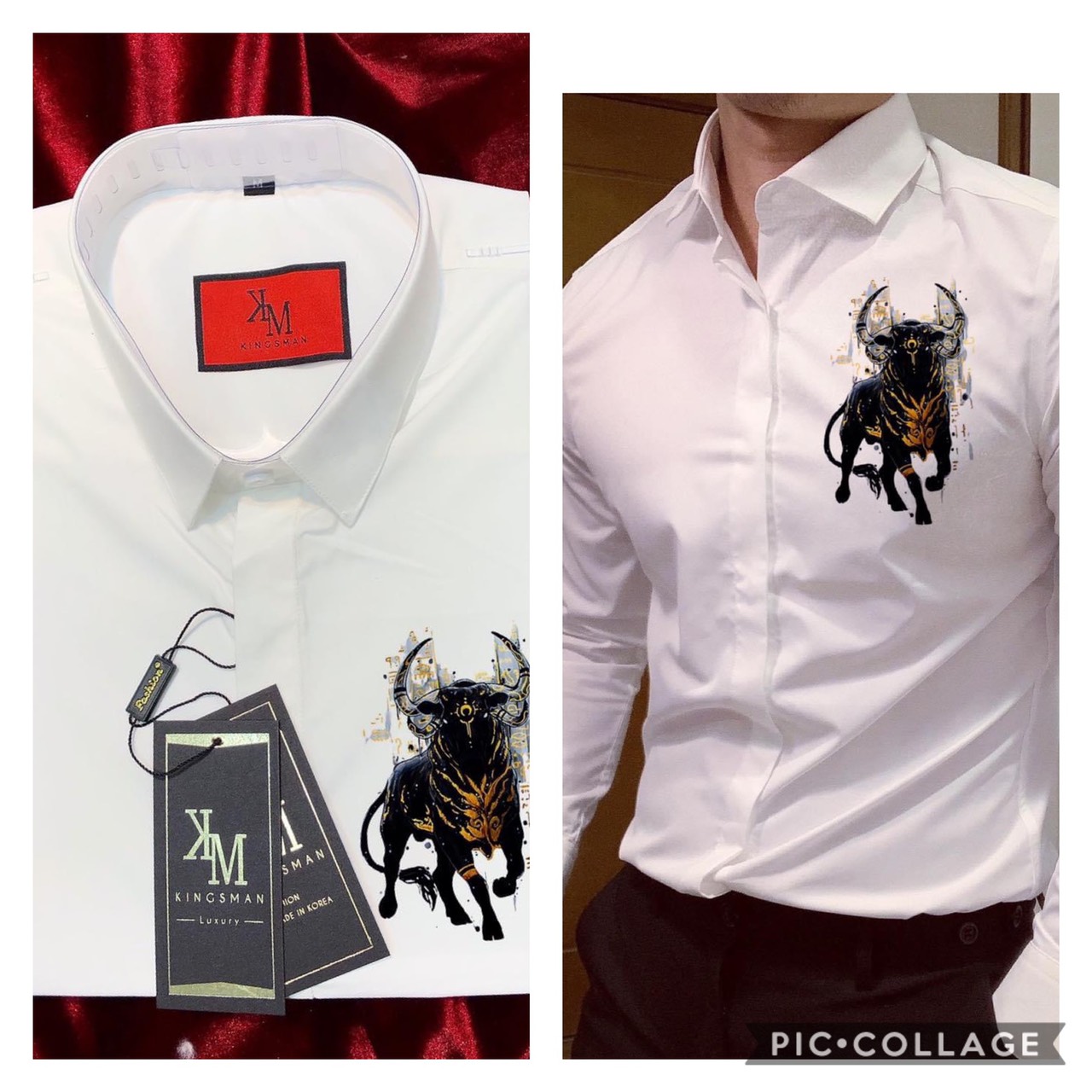 ÁO SƠ MI NAM LỤA MỊN IN CON TRÂU CỰC PHẨM MỚI NHẤT CỦA NĂM BAO ĐẸP