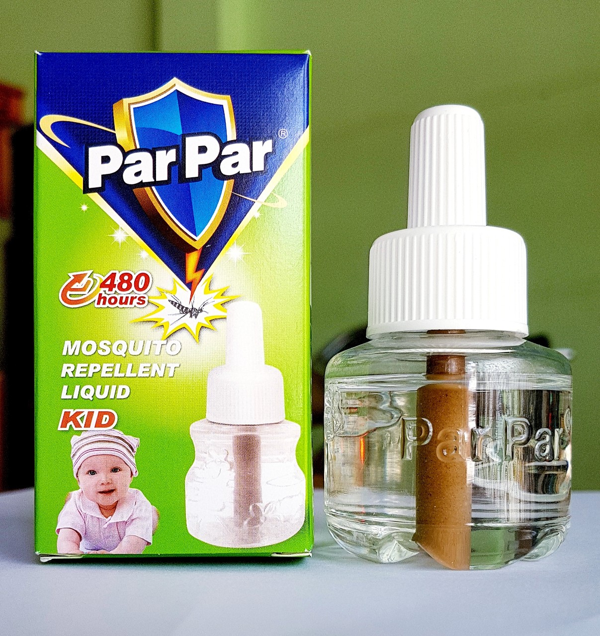 Combo 20 lọ tinh dầu đuổi muỗi parpar vỏ xanh 480h - Hàng Chính Hãng