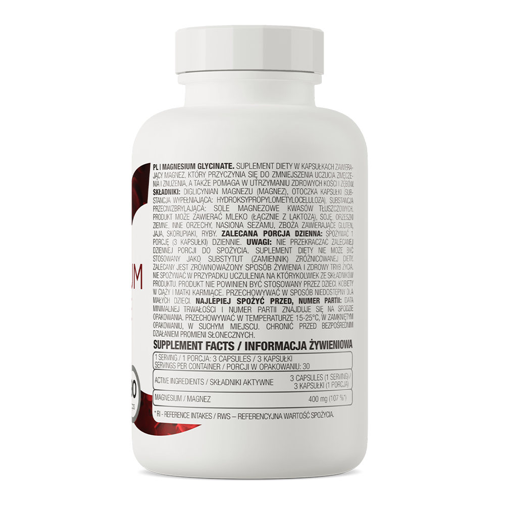 Ostrovit Magnesium Glycinate (90 Viên) - Cải Thiện Giấc Ngủ, Tâm Trạng Chức Năng Thần Kinh Và Cơ Bắ