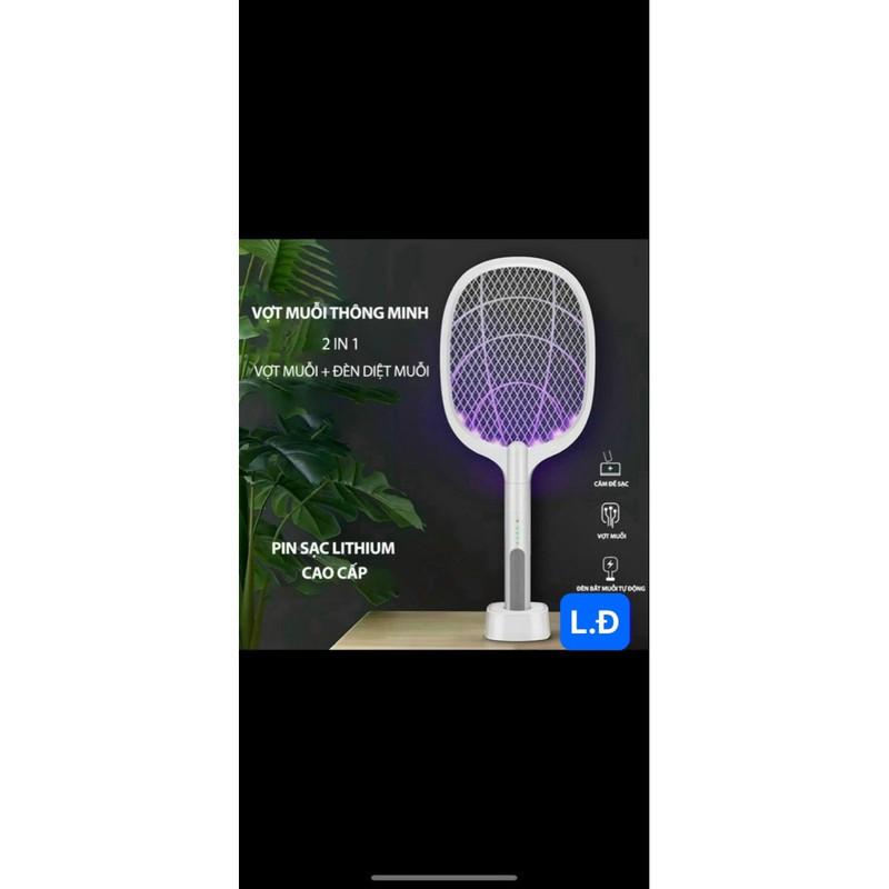 Vợt muỗi 3in1 kiêm đèn bắt muỗi,đèn ngủ tự động ️LOẠI1 -Pin sạc cao cấp 1200 mah An toàn khi sử dụng️️