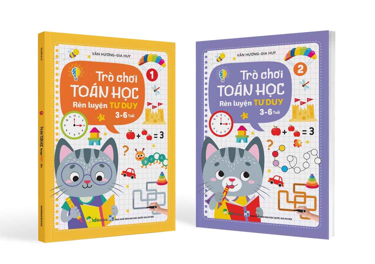 Sách - combo - Trò chơi Toán Học - Rèn luyện Tư Duy
