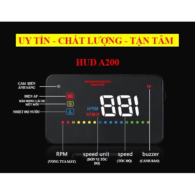 Màn hình HUD C500, M21, M7, C100 cảnh báo tiếng việt, hiển thị tốc độ trên kính lái ô tô