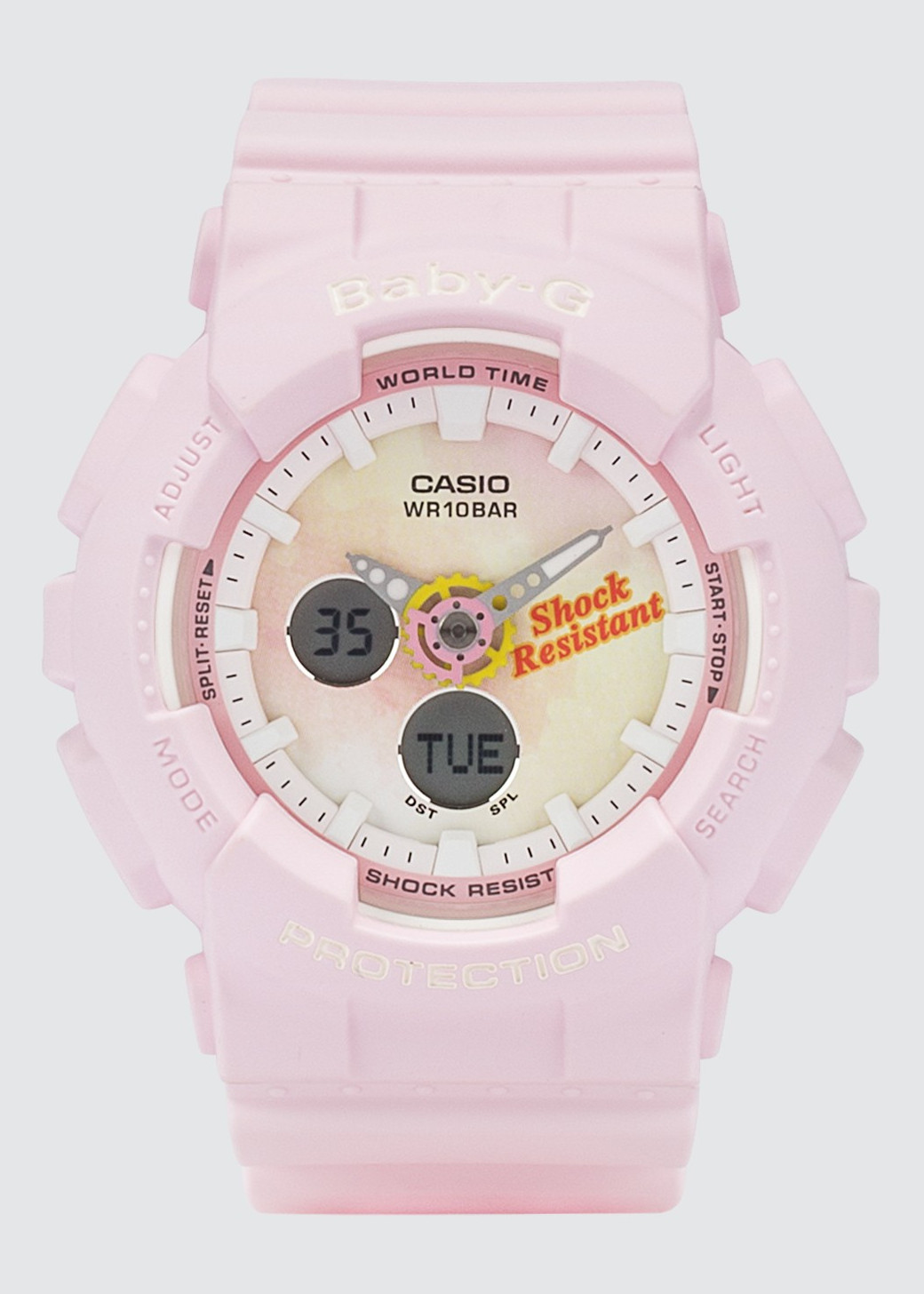 Đồng Hồ Nữ Casio Baby G BA-120TG-4ADR Dây Nhựa Màu Hồng - Summer Gradation Dial - Chống Va Đập