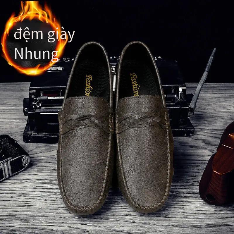 Kiểu giày da mới nhất, khuyến mãi mới nhất, giày công sở chống mài mòn, giày thường, chống trượt