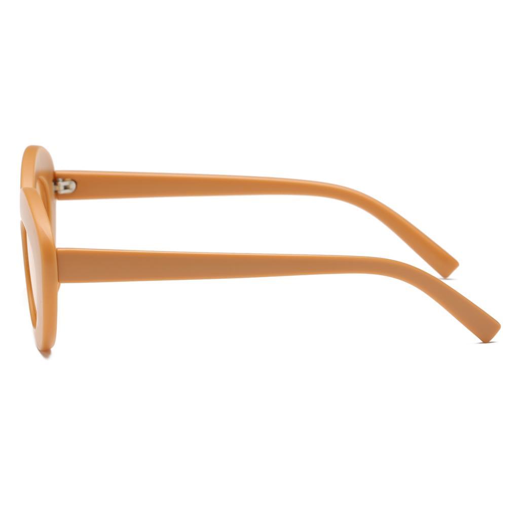 Vintage Anti-UV Oval Sunglasses Shades Plastic Frame Glasses Eyewear 01