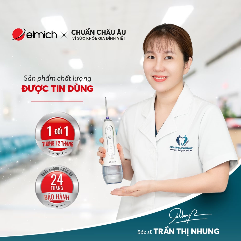 Máy tăm nước Elmich OIE 8451W - Hàng chính hãng