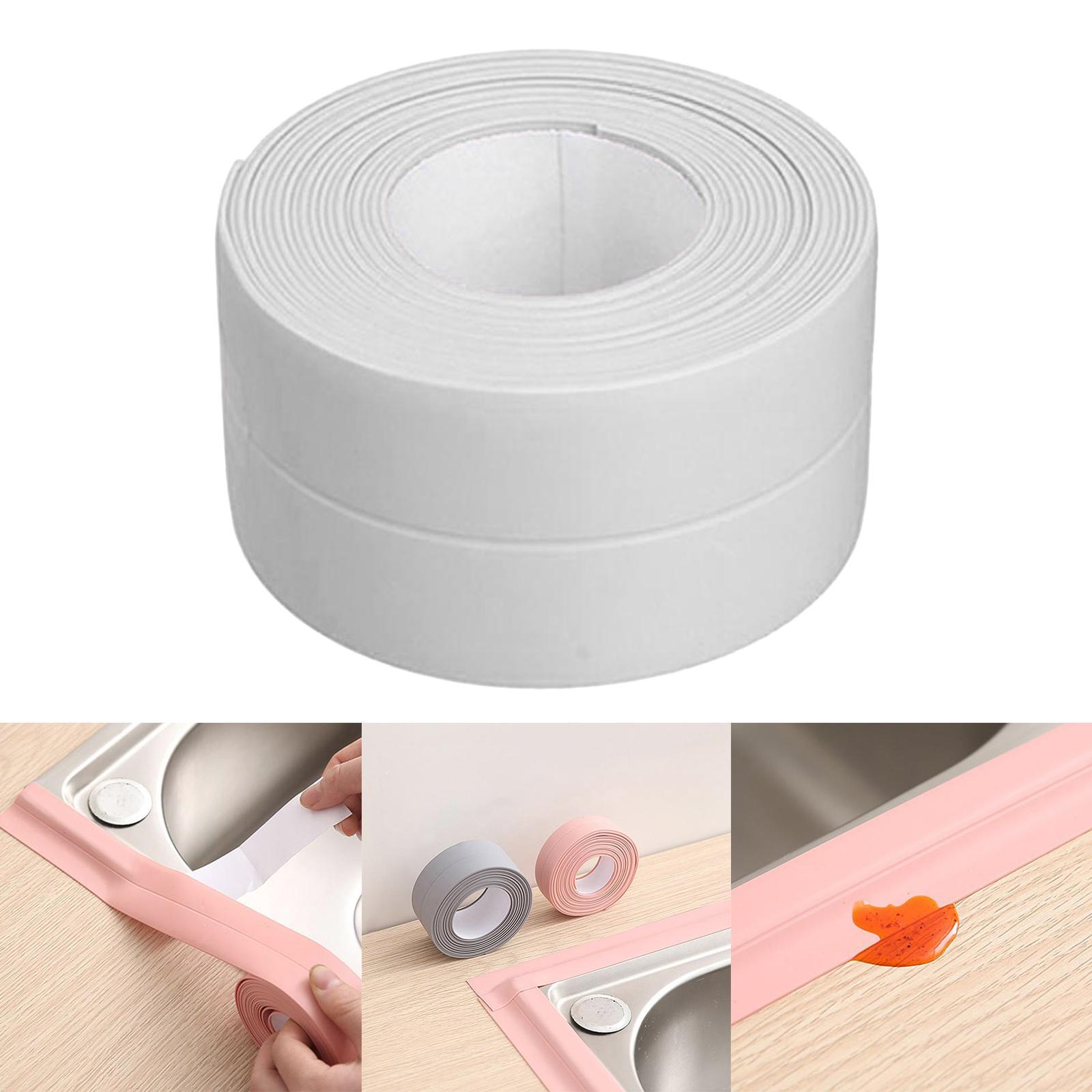 PVC Caulk Tape Self Adhesive Caulk Strip Sealing Tape Waterproof