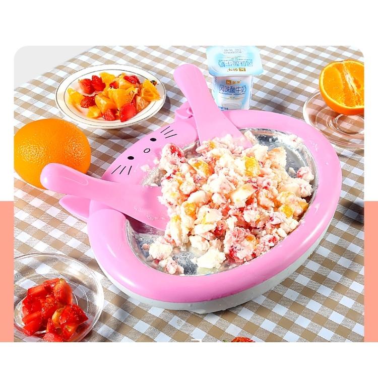 Máy Làm Kem Cuộn Thái Lan Mini Tại Nhà Hình Thú Siêu Dễ Thương Máy Làm Kem Mini