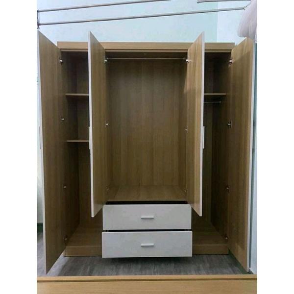 Mẫu Mới Nhất Tủ Quần Áo 4 Cánh Mở Rộng 1m6 Gỗ MDF Phủ Melamine Chống Xước Cao Cấp Giá Rẻ Nhất HN Nhiều Người Tin Dùng