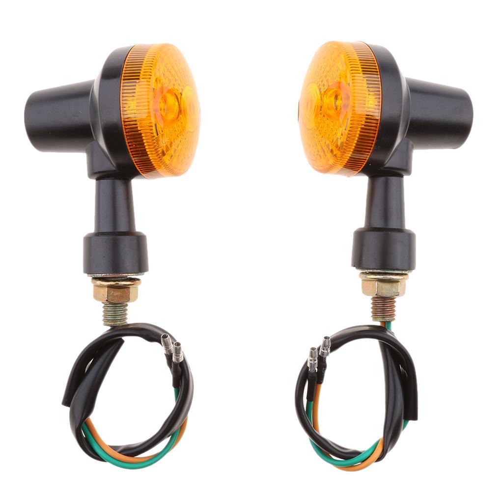 Universal Amber Motorcycle  Direction Indicator Light Lamp