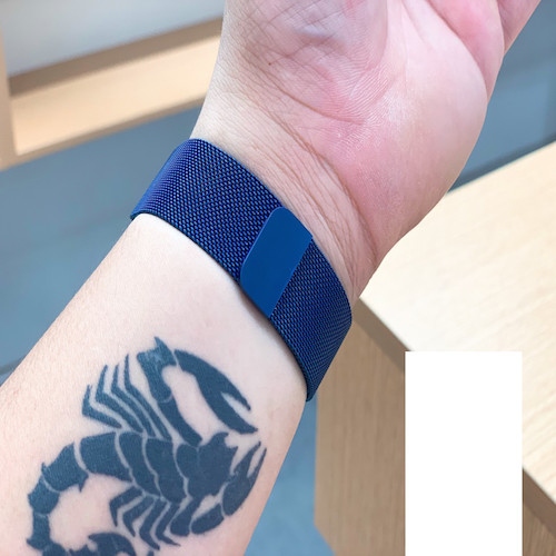 Dây đeo cho Apple Watch Milanese Loop màu xanh navy  đủ size