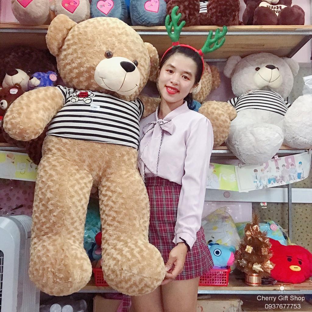 Gấu Bông Teddy Cao Cấp Giá Sốc 1m4 Ảnh Shop Chụp